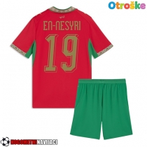 Otroške Nogometnih dresov Maroko Youssef En-Nesyri #19 Domači SP 2026 Kratki rokavi (+ hlače)